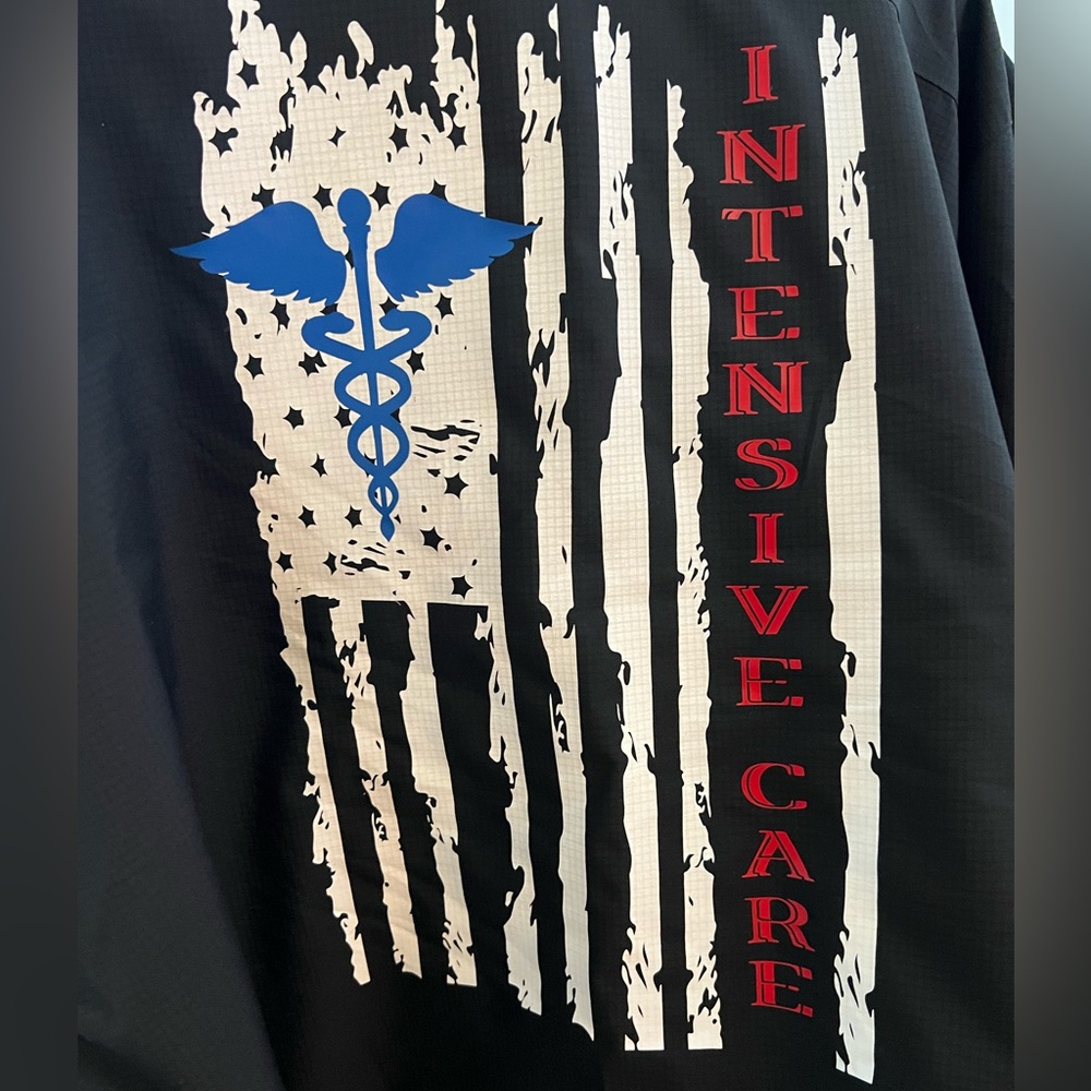 Attention: Healthcare Workers custom windbreaker jackets